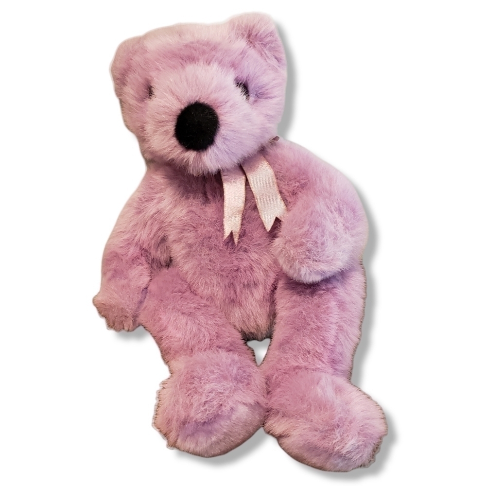 TY 𝅺Classic LILACBEARY BEAR 14" Plush